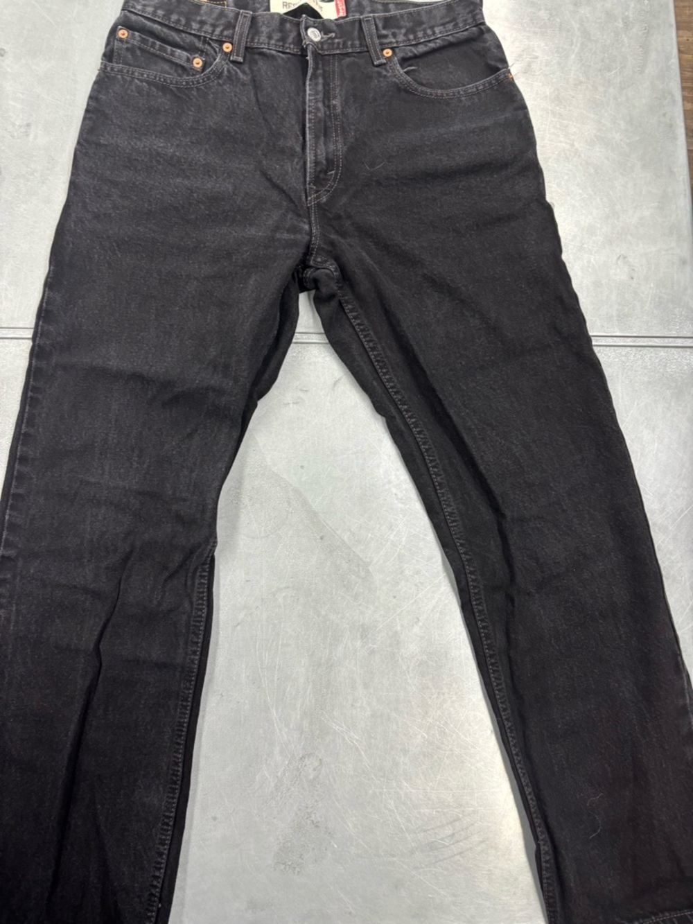 Levi's Men's Black 505 Regular Fit Jeans